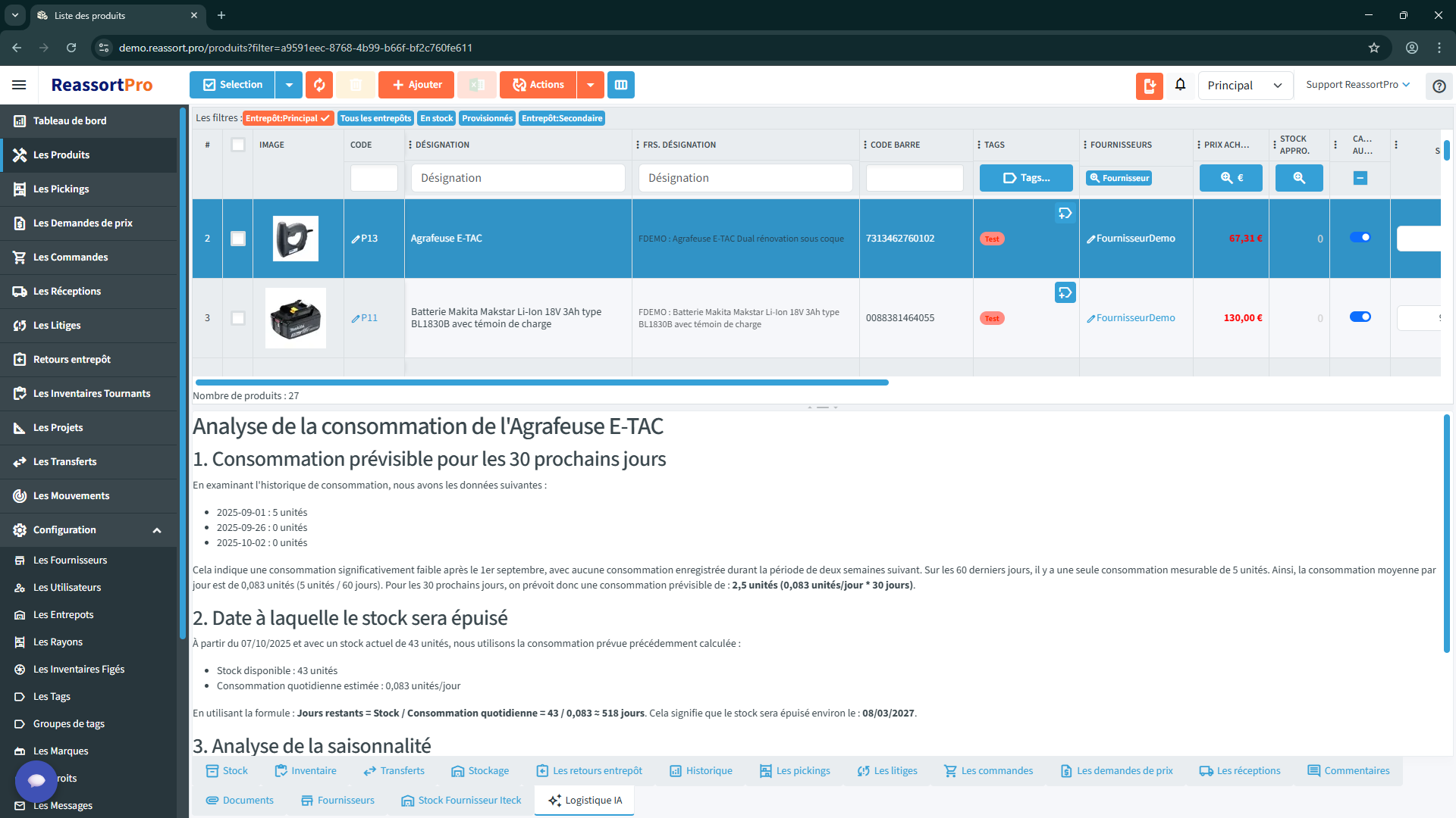 Analyse IA des tendances